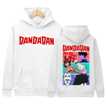Anime Dandadan Okarun Dan Da Dan Graphic Merch Hoody Mens Women Vintage Aesthetic Sweatshirt Fashion High Quality Fleece Hoodies