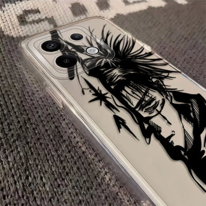Jujutsu Cool Kaisen Satoru Gojo Case for Xiaomi Poco X5 X3 NFC X4 GT X4 M3 X3 Pro Clear Soft
