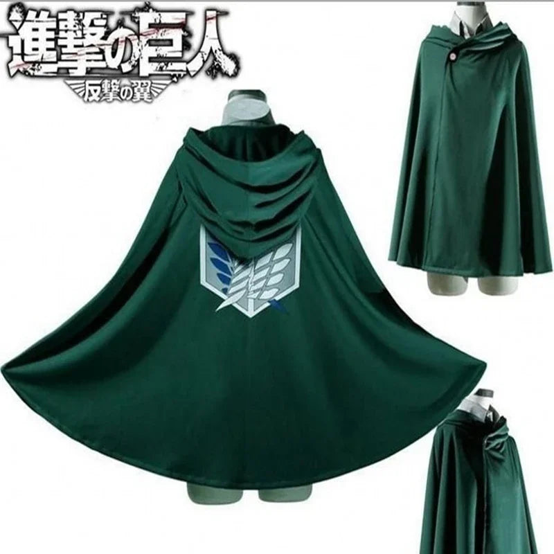Jacket Pants Shingeki no Kyojin Cosplay Costumes Recon Corps Harness Belt Apron Skirt Scouting Legion Cape Cloak vl;6