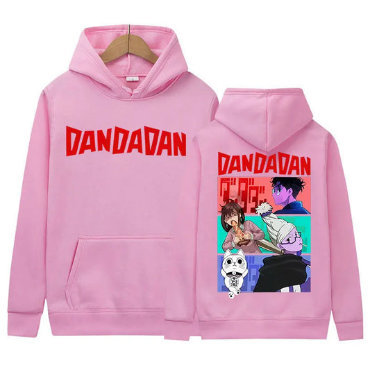 Anime Dandadan Okarun Dan Da Dan Graphic Merch Hoody Mens Women Vintage Aesthetic Sweatshirt Fashion High Quality Fleece Hoodies