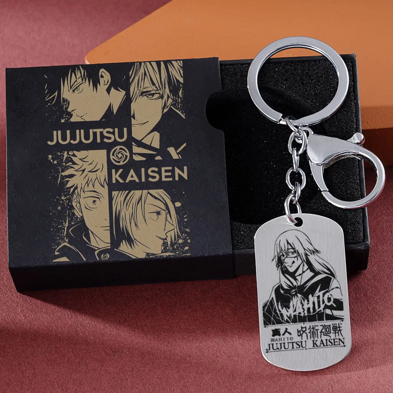 Jujutsu Kaisen Gojo Satoru keychain chain pendant anime cartoon two-dimensional titanium steel school bag jewelry holiday gift