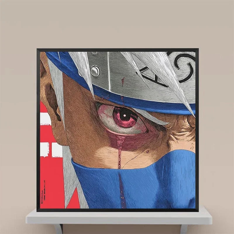 Anime Naruto HD Poster Retro Art Prints Home Living Room Wall Art Decorative Murals sketch Canvas Painting Wall Decor Aesthetics