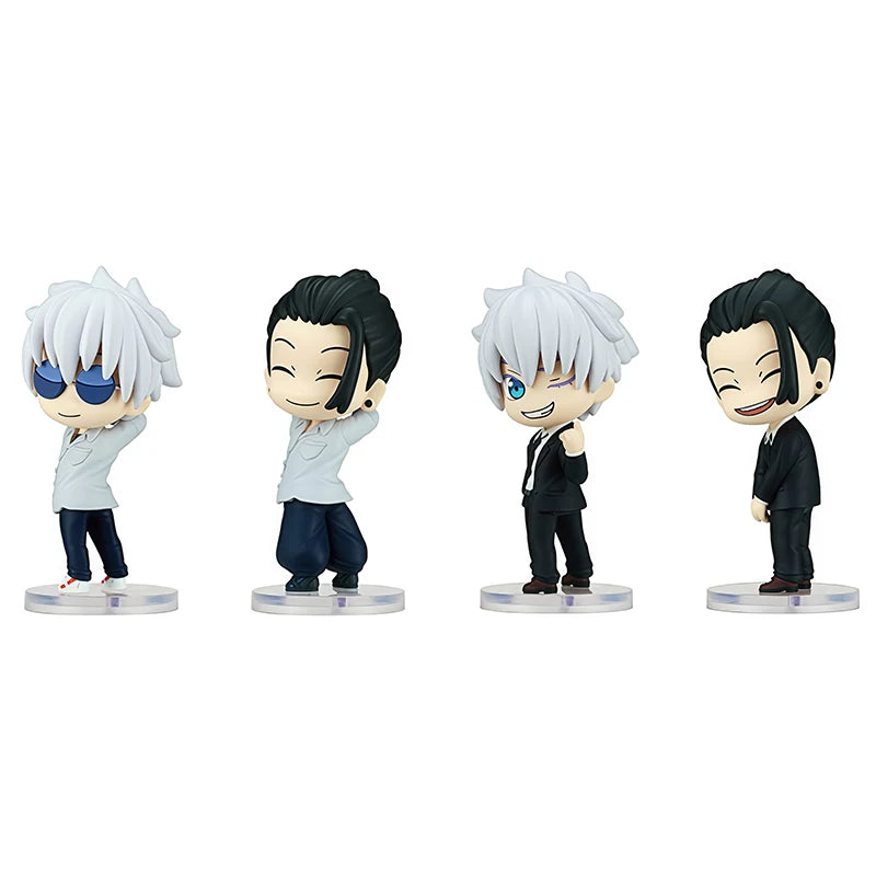 【in stock】Authentic Jujutsu Kaisen Gojo Satoru/Geto Suguru Student Standing Posture Styling Capsule Toys Figurine Anime Toys