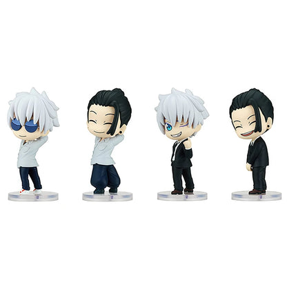 【in stock】Authentic Jujutsu Kaisen Gojo Satoru/Geto Suguru Student Standing Posture Styling Capsule Toys Figurine Anime Toys