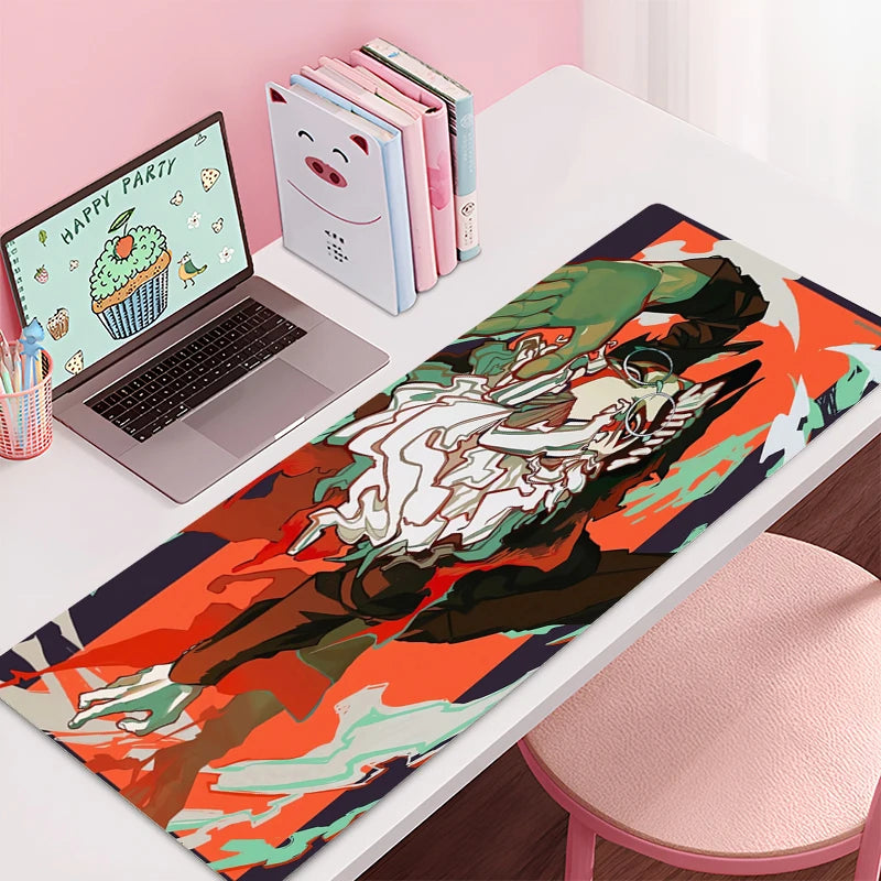 Gaming Mouse Pad DAN DA DAN Gamer Computer Accessories Keyboard Large Mat Mousepad Company Laptop Desk mat PC HD Anime Mousepad