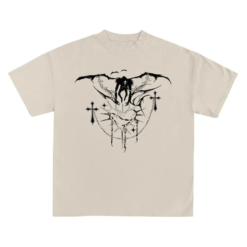 Ryuk Death Cybersigilism y2k Y2K grunge Grunge aesthetic death note gothic tshirt anime tshirt vintage streetwear