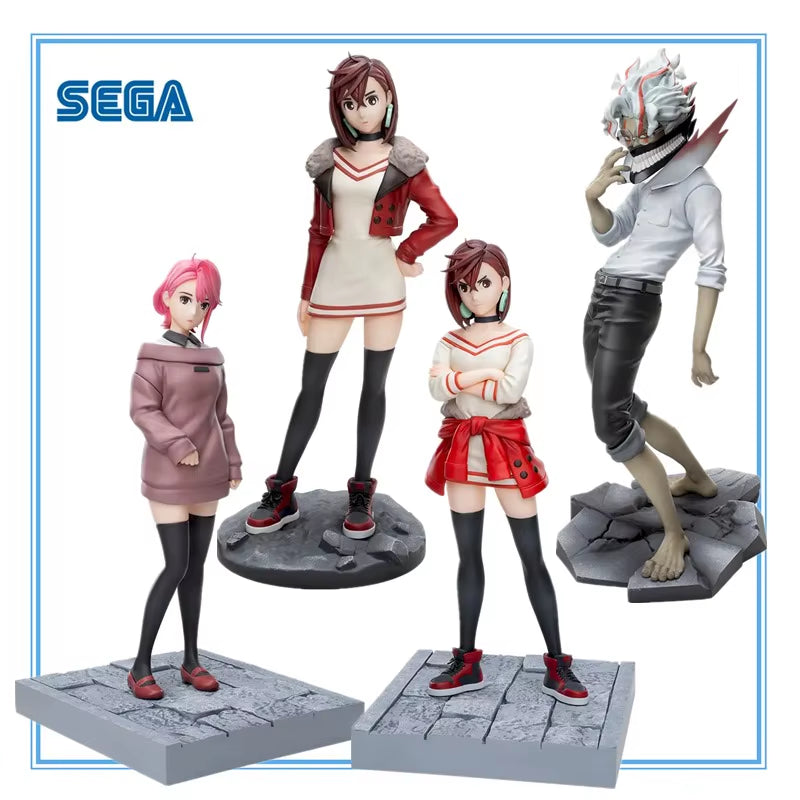 In Stock Original SEGA Dan Da Dan Ayase Momo Shiratori Aira Takakura Ken Henshin Luminasta Action Figure Anime Model Toys Gifts