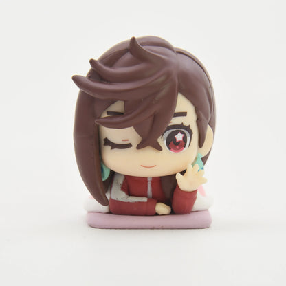 Stand stones capsule toys cute Onemutan Dandadan Okarun Momo Ken Takakura Aira Jiji beckoning cat anime sleeping figures