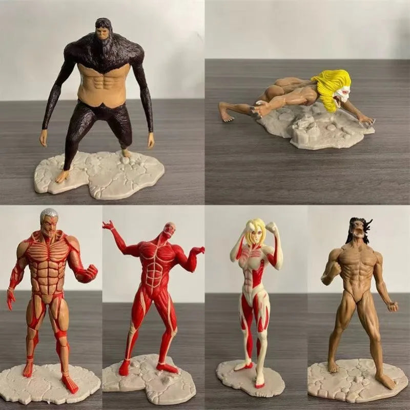 Attack on Titan merchandise Eren Yeager Mikasa Ackerman Levi Ackerman anime two-dimensional desktop figure ornament model gift
