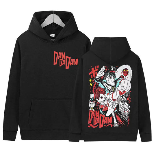 Japanese Anime Dandadan Okarun Dan Da Dan Merch Hoody Men Women Clothing Harajuku Style Sweatshirt Y2K Hip Hop Oversized Hoodies