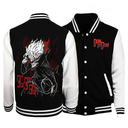 Men's Women's Jacket Dandadan Okarun Baseball Uniform Japanese Manga Anime Gift Anime Dan Da Dan Stylish All-season Outerwear