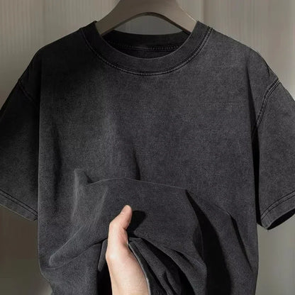 Attack on Titan Anime Acid Washed Oversize T-Shirt Levi Ackerman Anime Tee Gift for Him Graphic Short Sleeve Shirt Unisex Summer