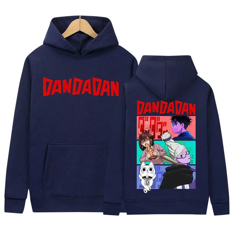Anime Dandadan Okarun Dan Da Dan Graphic Merch Hoody Mens Women Vintage Aesthetic Sweatshirt Fashion High Quality Fleece Hoodies