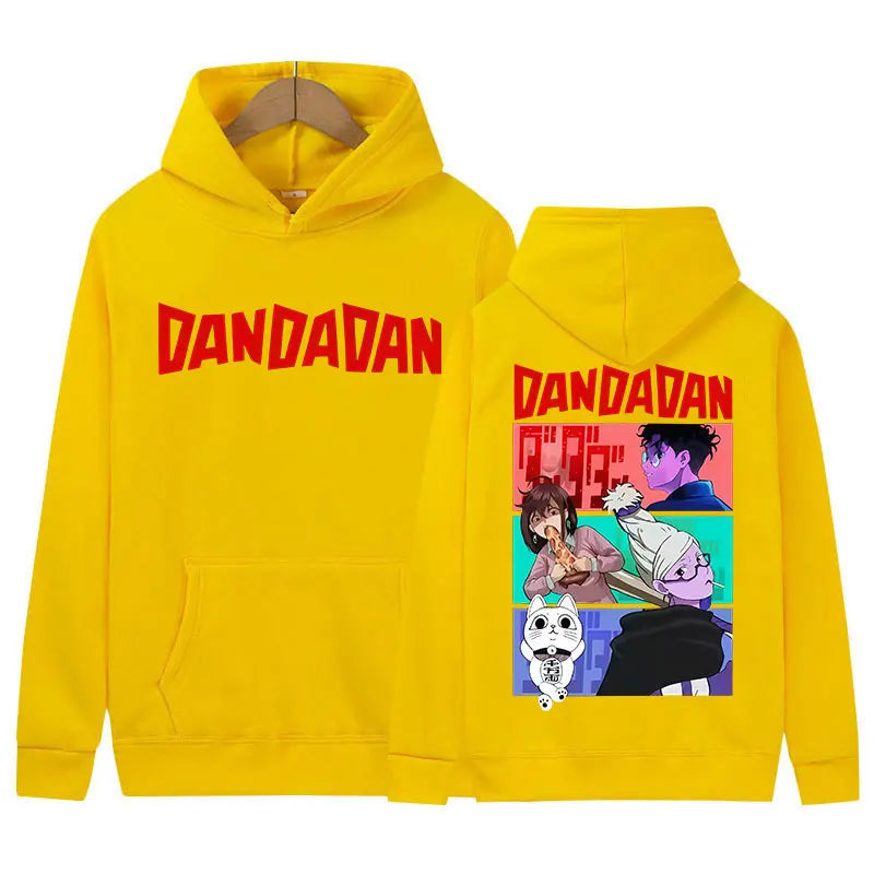 Anime Dandadan Okarun Dan Da Dan Graphic Merch Hoody Mens Women Vintage Aesthetic Sweatshirt Fashion High Quality Fleece Hoodies