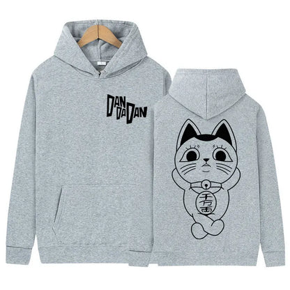 Anime Dandadan Okarun Dan Da Dan Graphic Hoody Men Women Loose Oversized Pullover Sweatshirt Fashion High Quality Fleece Hoodies