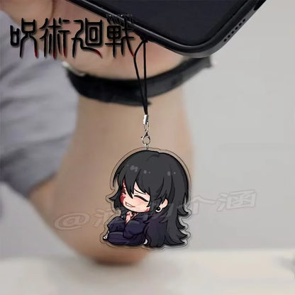 "Jujutsu Kaisen" peripheral mobile phone chain, "Natsuki" cartoon creative lanyard decoration pendant, gift keychain