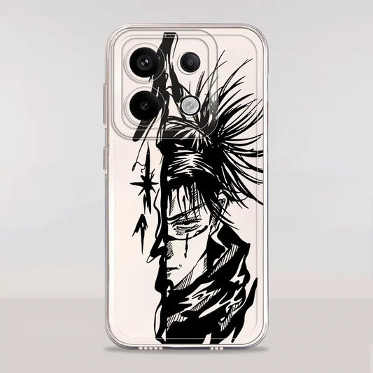 Jujutsu Cool Kaisen Satoru Gojo Case for Xiaomi Poco X5 X3 NFC X4 GT X4 M3 X3 Pro Clear Soft