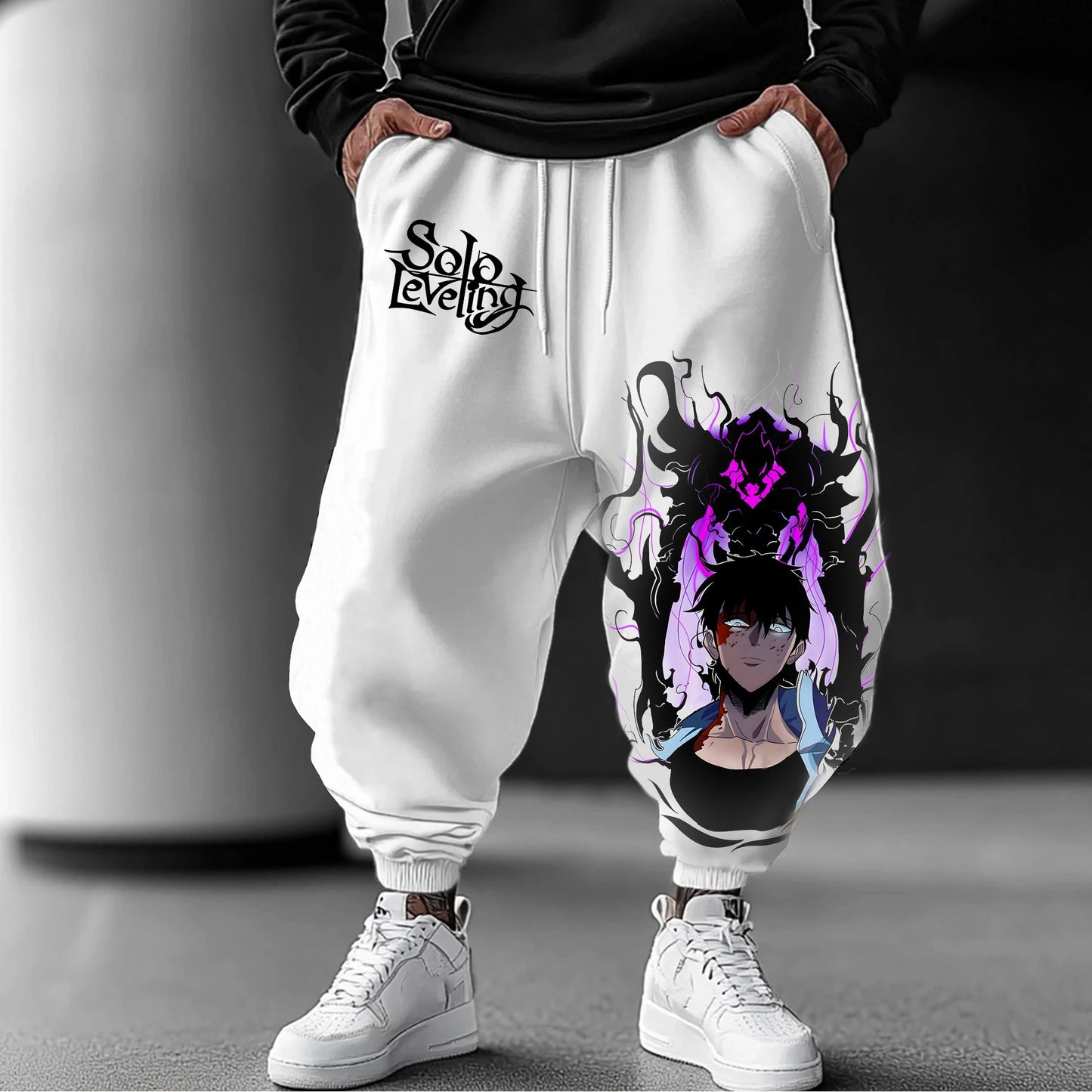 Solo Leveling Hot Blood Anime Print Men's Women's Summer Fashion Street Casual Loose T-Shirt, Hoodie, Shorts and Sweatpants Top
