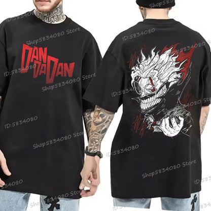 Dandadan Okarun T-shirt Men Women Japanese Anime Fashion Streetwear Top Retro Manga Men Clothes Anime Dan Da Dan Vintage Tshirts