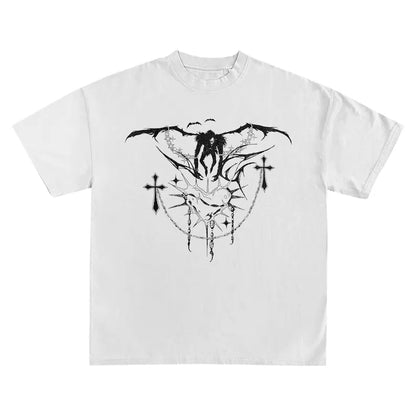 Ryuk Death Cybersigilism y2k Y2K grunge Grunge aesthetic death note gothic tshirt anime tshirt vintage streetwear