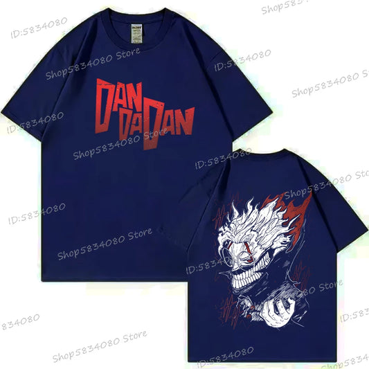 Dandadan Okarun T-shirt Men Women Japanese Anime Fashion Streetwear Top Retro Manga Men Clothes Anime Dan Da Dan Vintage Tshirts