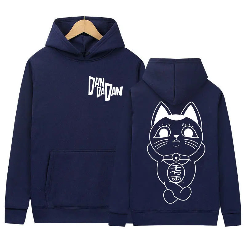 Anime Dandadan Okarun Dan Da Dan Graphic Hoody Men Women Loose Oversized Pullover Sweatshirt Fashion High Quality Fleece Hoodies