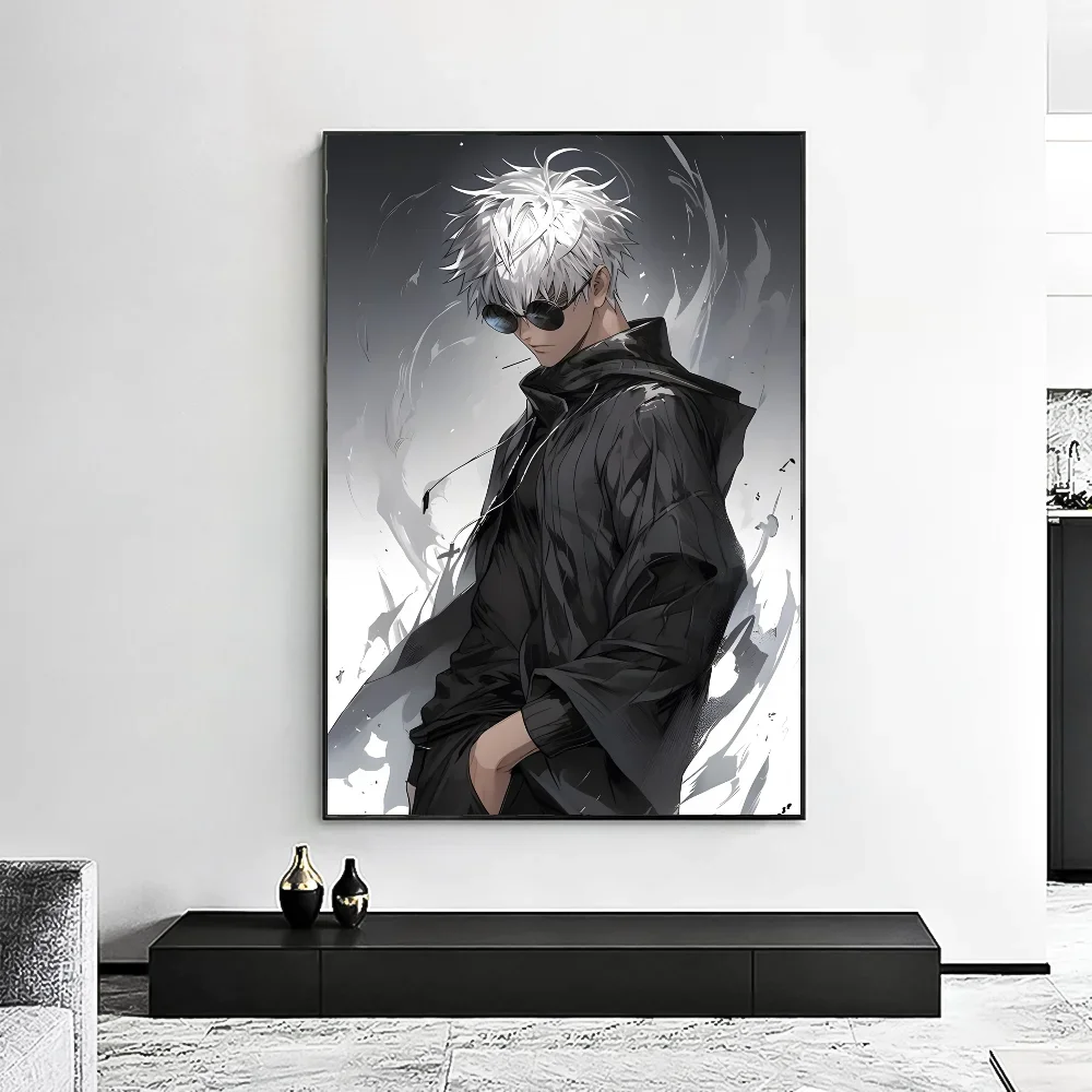 Jujutsu Kaisen Satoru Gojo Poster Minimalist Aesthetics Print Canvas Painting for Living Room Modern Home Decor