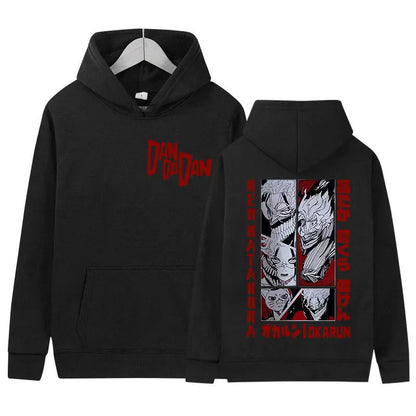 Anime Dandadan Okarun Dan Da Dan Graphic Hoody Men Women Clothing Hip Hop Oversized Sweatshirt Fashion High Quality Fleece Hoody