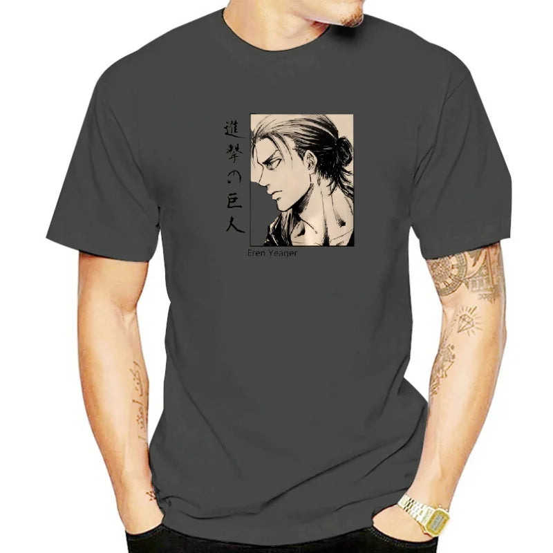 Attack on Titan Top Tees Girl Graphic Hip Hop Women Digital Colorful Punk T-shirt 2000s Classic Aesthetic Retro