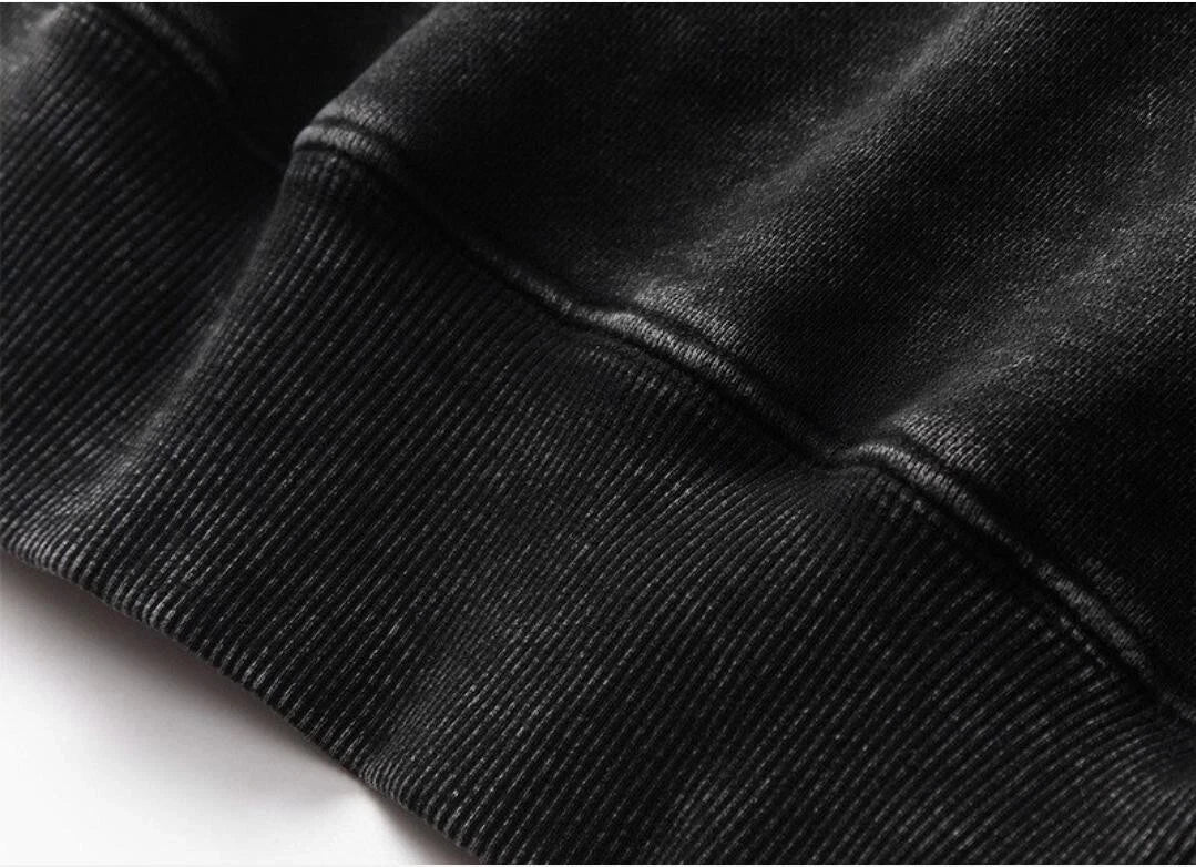 Japanese Jujutsu Kaisen Anime Hooded Washed Hoodie Autumn and Winter New Men's and Women's Loose Versatile Couple Top