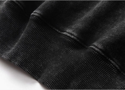 Japanese Jujutsu Kaisen Anime Hooded Washed Hoodie Autumn and Winter New Men's and Women's Loose Versatile Couple Top