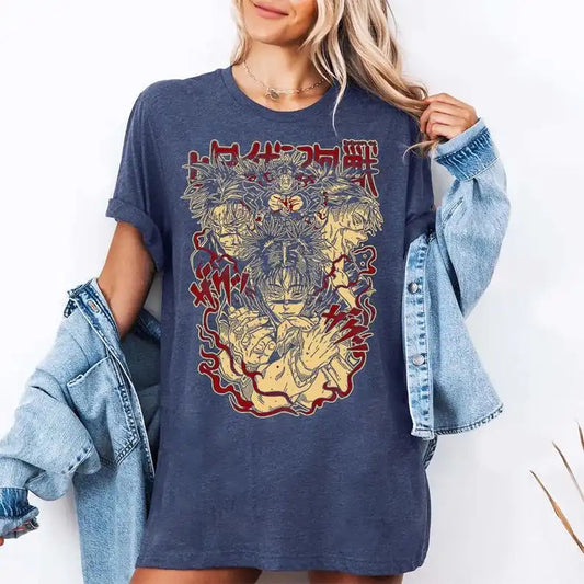 Choso JJK Jujutsu Kaisen Shirt Anime Graphic Tee Shirts Gifts Vintage Unisex Tees