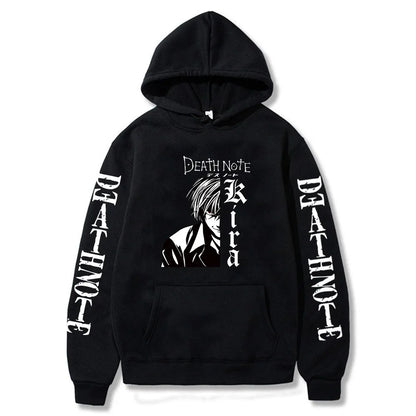 Death Note Japanese Anime Hoodie Fashion  Design Men's Women's Sweatshirt Autumn Winter Graphic Printing Sweatshirts for Fans