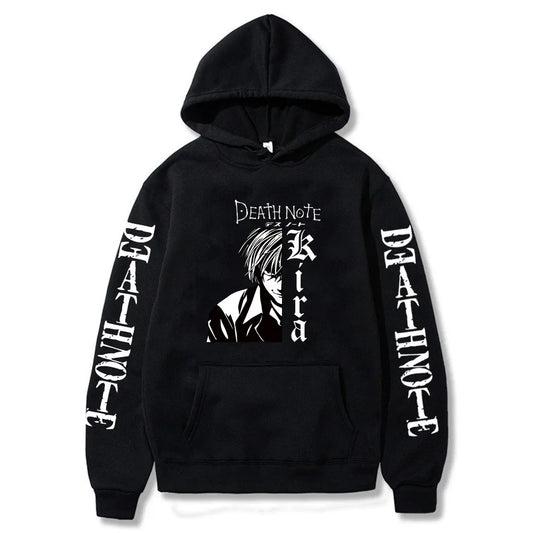 Death Note Japanese Anime Hoodie Fashion  Design Men's Women's Sweatshirt Autumn Winter Graphic Printing Sweatshirts for Fans