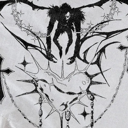 Ryuk Death Cybersigilism y2k Y2K grunge Grunge aesthetic death note gothic tshirt anime tshirt vintage streetwear