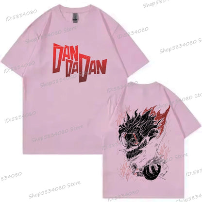 Dandadan Okarun T-shirt Men Women Japanese Anime Fashion Streetwear Top Retro Manga Men Clothes Anime Dan Da Dan Vintage Tshirts